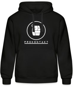 Logo - Männer Kapuzen Sweater, schwarz